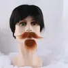 Barba Artificial Amarela Ganso Sobrancelhas Grande Barba Fantasia Festa à Fantasia Adereços de Role Play Barba Falsa de Halloween
