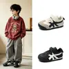 Zapatos Agan para Niños 2026 Otoño Nuevo Estilo Zapatos Deportivos de Moda para Niñas Niños Suela Suave Zapatos Blancos Zapatos Casuales