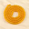 4/6/8mm Contas Redondas de Vidro Colorido Cristal Imitação Jade Contas Soltas Acessórios para Joias DIY Contas de Vidro Materiais para Miçangas