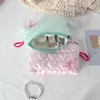 Nuevo Billetero Acolchado Fresco en Colores Macaron, Bolso de Mano Dulce, Portatarjetas Portátil, Portadni, Estuche para Auriculares
