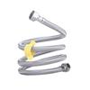 Tubo trenzado de alambre de acero inoxidable 304, 4 puntos, calentador de agua, grifo de lavabo, tubería de entrada de agua de inodoro, manguera de metal a prueba de explosiones