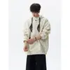 Sudadera con capucha retro tie-dye informal de otoño, holgada, para hombre, peso pesado, estilo americano moderno, fresca y elegante