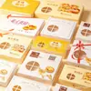 Empaque para Hornear Caja para Tartaletas de Huevo Portuguesas 2 Piezas 4 Piezas 6 Piezas Cartón para Empaque de Alimentos Caja de Empaque para Tartaletas de Huevo Desechable 50 Piezas