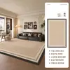Alfombra Retro Sala de Estar Estilo Vintage Nueva Impermeable Resistente a Manchas Sin Lavar Limpiable con Toallita Sofá Dormitorio Lujo Ligero Sensación de Alta Gama Felpudo
