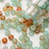 7X4Mm Acrílico Alto Brilho Transparente Bicolor Redondo Plano Contas de Ábaco Contas Espaçadoras Acessórios Decorativos DIY Colar Pulseira Feitos à Mão