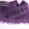 Tecido Pelúcia 9cm Lã d'Água Algodão Boneca Cabelo Frito Animal Fantasia Cabelo Longo Rede para Cachos Flor Vermelha Tecido Pelúcia