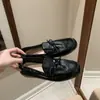 ¡Stock Listo, Envío Inmediato! Zapatos Estilo Mamá Uva, Mocasines Versátiles Cómodos con Lazo Estilo Británico, Zapatos Pequeños de Piel para Mujer