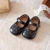 Zapatos Mary Jane de Lunares para Niñas, Nuevo Estilo de Otoño para Bebés, Zapatos Transpirables de Cuero Estilo Princesa, Zapatos Planos para Niños