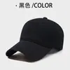 Boné de beisebol de algodão puro macio transfronteiriço com logotipo personalizado, chapéu de proteção solar liso para homens, boné de bico de pato mais vendido na Amazon