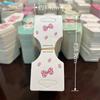 Embalagem de atacado para acessórios de cabelo cartão de papel corda de cabelo infantil diy grampo de cabelo anel de cabelo cartão de papel etiqueta de desenho animado peça de cartão dobrável fabricante