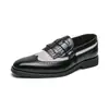 Comércio exterior tamanho grande tamanho 46 mocassins com franjas brogue masculino cabeleireiro balada britânica casual trabalho slip-on sapatos de couro