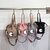 2025 Nuevo Estilo Bolso Cruzado de Hombro Casual Personalizado Bolsa Cubo Casual de Tela de Nylon con Caricatura Divertida de Ojos Grandes para Mujeres
