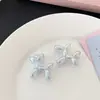 Perlas Acrílicas Brillantes con Purpurina Perro Globo Encanto para Cadena de Teléfono Colgante Hecho a Mano DIY Adorno para Colgar en el Coche Accesorios