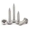 Tornillos Autorroscantes de Cabeza Redonda Phillips de Acero Inoxidable 304 en Stock M1~M6.3, Tamaño de Cabeza 1.8~5.2