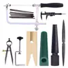 Ferramentas para Joias Conjunto de 8 Peças Kit para Fazer Anéis DIY Ferramentas para Escultura em Cera de Anéis de Joias Ferramentas para Fundição de Anéis