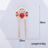 Maquiagem facial de ópera chinesa Ópera de Pequim broche formato coroa Diansheng chifre par de broches de lapela Hua Dan broche atacado