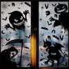 Halloween Monstruo Fantasma Gigante Pegatina de Ventana de Fantasma Bruja Muerte Murciélago Calavera Decoración de Fiesta de Halloween Pegatina Electrostática