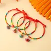 Pulsera de Cuerda Colorida del Festival del Bote del Dragón Tejido a Mano DIY Ajustable Bebé Zongzi Pulsera para Niños Regalo Venta al por Mayor