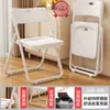 Banqueta Simples, Cadeira Doméstica Dobrável com Encosto, Cadeira Portátil para Computador, Cadeira de Conferência, Cadeira de Escritório, Cadeira de Jantar, Cadeira de Dormitório