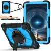 Adecuado para 2025 Redmi Pad2 Anticaída 11 pulgadas Xiaomi Pad2 Funda Protectora Silicona Reposamanos Giratorio Funda de Cuero