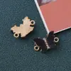 Europa e Estados Unidos transfronteiriço quente micro diamante borboleta pingente livro anel duplo joia pingente DIY colar pulseira acessórios
