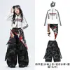 Figurinos de jazz para meninas, roupas de hip-hop e street dance infantis, estilosas e modernas, figurinos de dança JAZZ infantis para modelagem e apresentações de palco