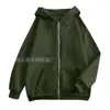 Comercio Exterior Sitio Independiente de Amazon Sudadera con Cremallera de Manga Larga para Hombre Estilo Urbano Holgada con Capucha En Stock