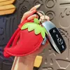 Colgante de Zanahoria de Cuero Vegetal Original Llavero de Pimiento de Dibujos Animados Lindos para Niñas Llavero de Lujo Accesorio para Bolso