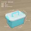 Caja de Empaque para Perlas de Lavandería, Caja de Almacenamiento Transparente de Plástico con Tapa, Caja de Almacenamiento de Plástico, Caja de Almacenamiento de Escritorio, Caja Organizadora