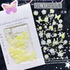 Manicura Transfronteriza Estéreo Escultura Suave Mariposa Camelia Paquete de Material Joyería Estilo Hada Mariposa que Cambia de Color Flor de Amor Accesorios para Uñas