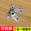 Herrajes para Muebles DIY Conector Tres en Uno Piezas de Ensamblaje para Armario Piezas de Apriete de Tornillo Hierro Angular