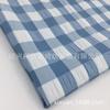 Primavera e Verão novo Xadrez bolha Xadrez stretch tecido de vestido camisa feminino tecido bolha em estoque