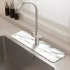 Almohadilla Absorbente para Fregadero de Grifo Simple Almohadilla para Encimera Fregadero de Baño Absorbente Anti-Moho Almohadilla de Drenaje Almohadilla Impermeable