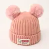 Toucas para Bebês para Outono e Inverno, Toucas de Lã Tricotadas Fofas, Toucas Quentes para Recém-Nascidos e Bebês, Toucas Modernas para Bebês de Poucos Meses