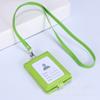 Porta-Cartões conjunto de certificados multifuncional porta-crachá de trabalho porta-crachá de identificação de couro porta-cartão bancário porta-cartão de ônibus