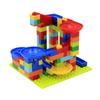 Blocos de construção montados DIY Blocos de construção de deslizamento de partículas pequenas compatíveis com uma pista variável de bola alta Brinquedos educativos para crianças