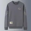 Sudadera para hombre para primavera y otoño 2025, chaqueta juvenil de manga larga para hombre, nuevo top de otoño de cuello redondo de corte holgado sin capucha