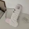 Cubrezapatos de tela estilo Miu sin pie, Calcetines apilados combinados con pantuflas, Estilo fino de verano con talón, Cubre-piernas a media altura estilo ballet
