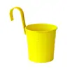 Maceta de Hierro Pequeña Colgante Transfronteriza para Interiores, Balcón, Plantas Verdes y Suculentas, Maceta de Hierro Colgante Desmontable con Gancho