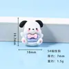 Accesorios de Resina Cachorro de Dibujos Animados Pacha Perro Pegamento de Crema Funda para Teléfono Móvil Pegatina para Nevera DIY Pasador Llavero Zapatos con Agujeros