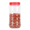 Botella de miel grado alimenticio 2kg botella de plástico PET engrosada frasco de almacenamiento de boca ancha frasco transparente botella de empaque para frutas secas