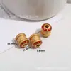 Color Duradero Arena Vietnamita Dorado Esmalte Mantra de Seis Palabras Agujero Grande Cuentas Barril Hecho a Mano Accesorios para Enhebrar Pulseras DIY