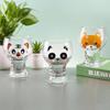 Fabricante em estoque animal cerveja artesanal copo chá de leite sorvete Raposa Coroa urso tigre Panda mojito Copo