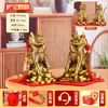 Artesanía de Latón Guardián Qilin Colgante Bagua Qilin Lingote Bagua Qilin Regalo Qilin Trae Fortuna Adorno Feng Shui