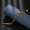Pulseira Octogonal de Duas Camadas Laicai em Aço Titânio Ouro 18K para Mulheres Pulseira Explosão Vermelha Online Fofocando Joias Feitas à Mão Novos Produtos Listados