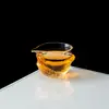 Gong Dao Bei de Vidro Resistente ao Calor Feito à Mão Nuvem Criativa Mar Pequeno Capacidade Pequena Casa Mar de Chá Separador de Chá Copo Padrão Martelo Utensílio de Chá Uniforme Novo Modelo