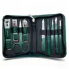 Conjunto de Cortadores de Unha de Aço Inoxidável Spot 9 Peças Cortadores de Unha Afiados Ferramentas de Manicure Conjunto Portátil de Cortadores de Unha Caixa
