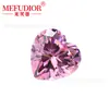 Corindón Cultivado Importado de Colores Forma de Corazón Cambia de Color Rosa Piedra Suelta 3-10mm Gema para Accesorios Fábrica Venta al por Mayor