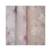 Bouquet Tridimensional de Fio Único Estampa Digital Algodão Poliéster Primavera, Verão e Outono Vestido Camisa Fino Tecido Respirável Vintage