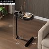 Mesa de Canto Minimalista Fabricada em Fábrica Cuidadosamente Selecionada para Sala de Estar, Casa, Hotel, Mesa de Chá, Pousada, Mesa Lateral Pequena, Mesa de Cabeceira, Mesa de Café para Apartamento Pequeno